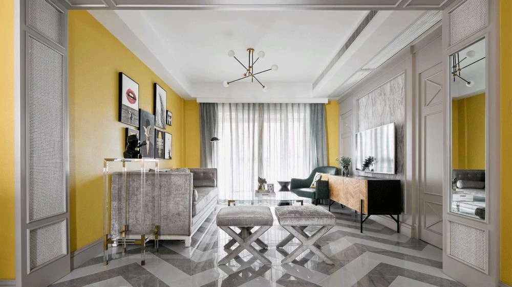 玄關是家的門面，原來地磚也可以鋪的這么美~