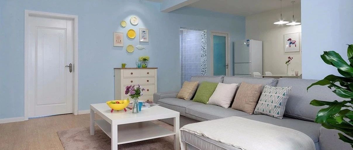 藍色主調的家，安靜優雅好氣質！