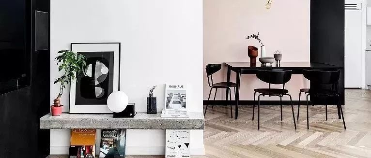 高級黑+粉，95㎡時尚家庭私宅