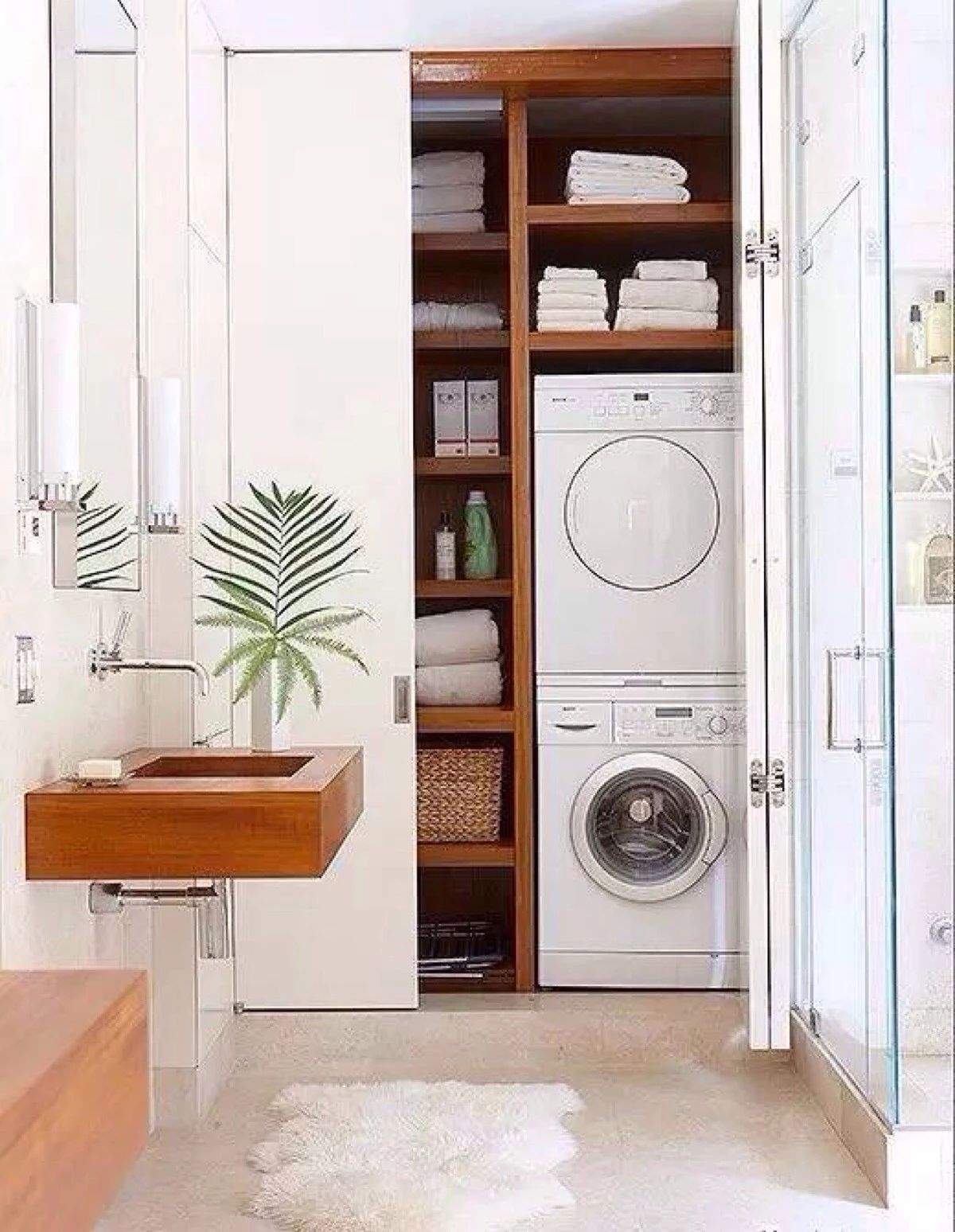 新一年，布置1㎡高效洗衣區